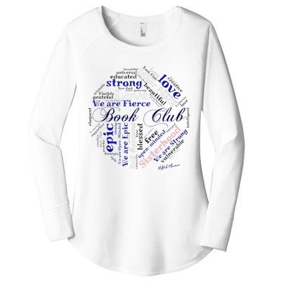 Book Club custom design Belmoun  Women's Perfect Tri Tunic Long Sleeve Shirt