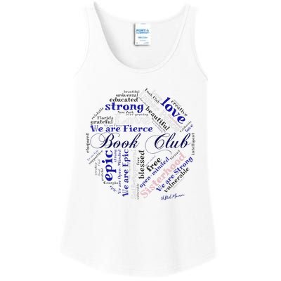 Book Club custom design Belmoun  Ladies Essential Tank