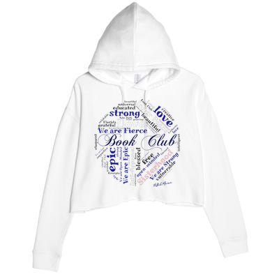 Book Club custom design Belmoun  Crop Fleece Hoodie