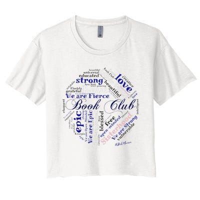 Book Club custom design Belmoun  Women's Crop Top Tee