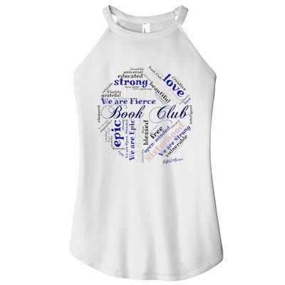 Book Club custom design Belmoun  Women’s Perfect Tri Rocker Tank