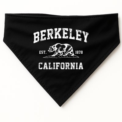 Berkeley California CA Retro Vintage Cali Bear Republic USA-Made Doggie Bandana