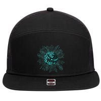 Binary Coding Computer Nerd Geeks Programmer Funny Coding  7 Panel Mesh Trucker Snapback Hat