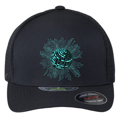 Binary Coding Computer Nerd Geeks Programmer Funny Coding  Flexfit Unipanel Trucker Cap