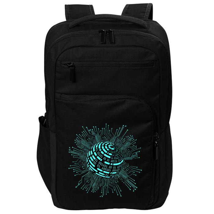 Binary Coding Computer Nerd Geeks Programmer Funny Coding  Impact Tech Backpack