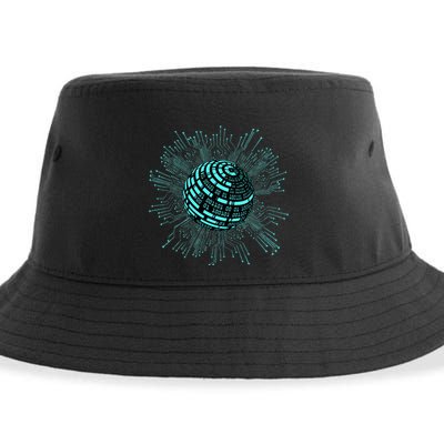 Binary Coding Computer Nerd Geeks Programmer Funny Coding  Sustainable Bucket Hat
