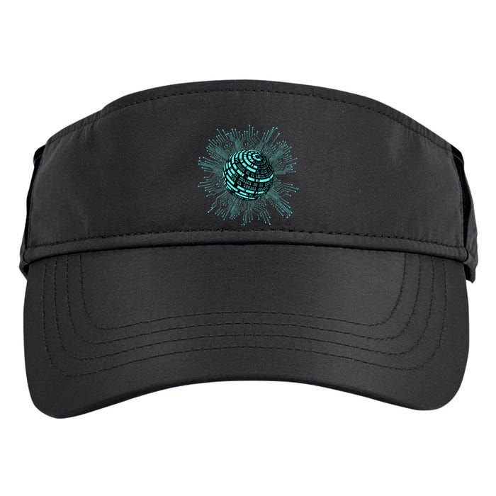 Binary Coding Computer Nerd Geeks Programmer Funny Coding  Adult Drive Performance Visor