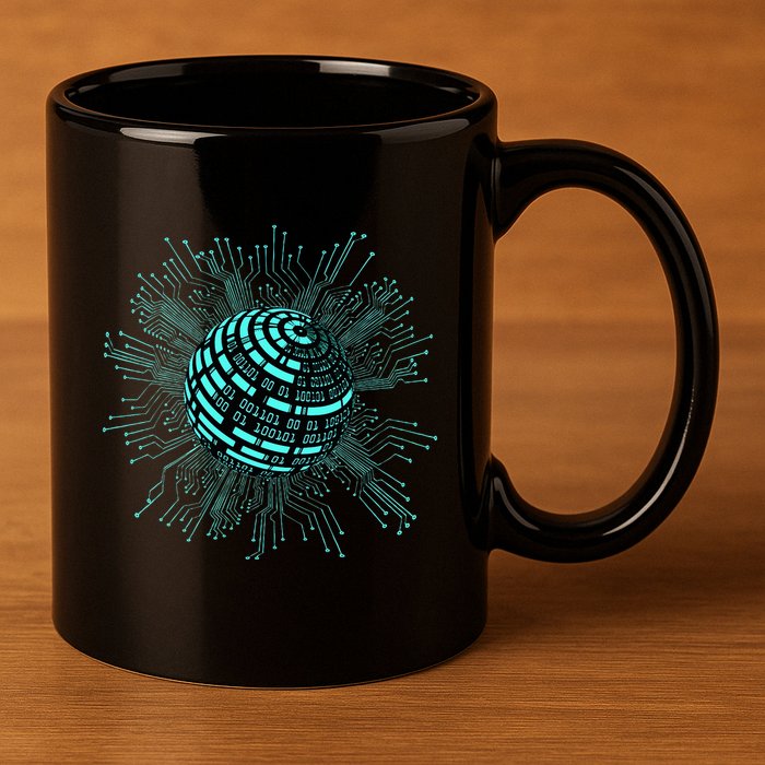 Binary Coding Computer Nerd Geeks Programmer Funny Coding  11oz C Handle Ceramic Mug