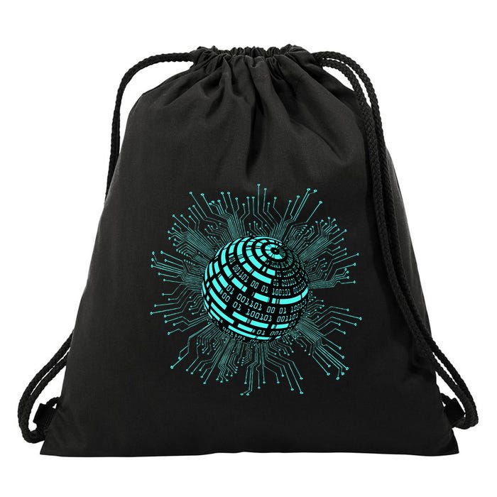 Binary Coding Computer Nerd Geeks Programmer Funny Coding  Drawstring Bag