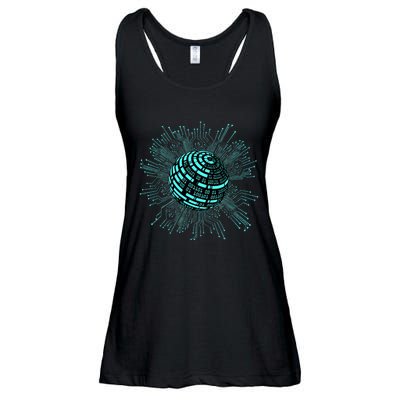 Binary Coding Computer Nerd Geeks Programmer Funny Coding  Ladies Essential Flowy Tank
