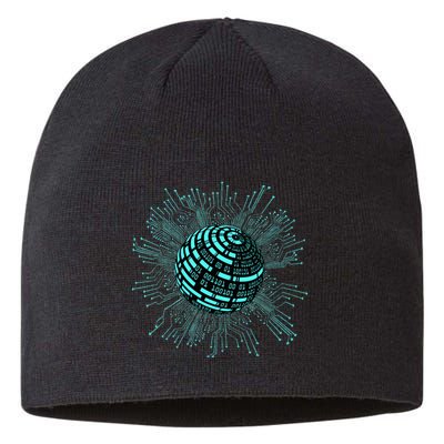 Binary Coding Computer Nerd Geeks Programmer Funny Coding  Sustainable Beanie