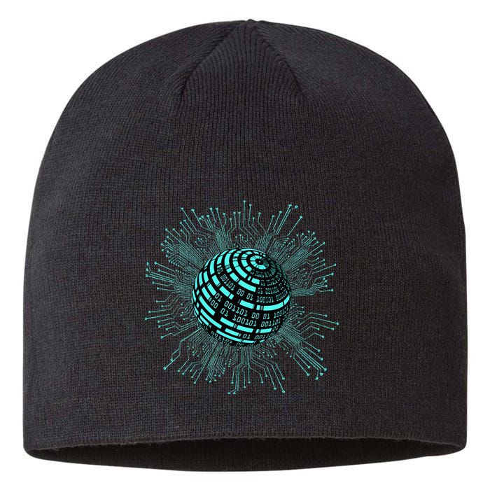 Binary Coding Computer Nerd Geeks Programmer Funny Coding  Sustainable Beanie