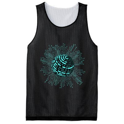 Binary Coding Computer Nerd Geeks Programmer Funny Coding  Mesh Reversible Basketball Jersey Tank