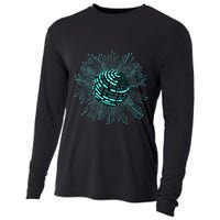 Binary Coding Computer Nerd Geeks Programmer Funny Coding  Cooling Performance Long Sleeve Crew