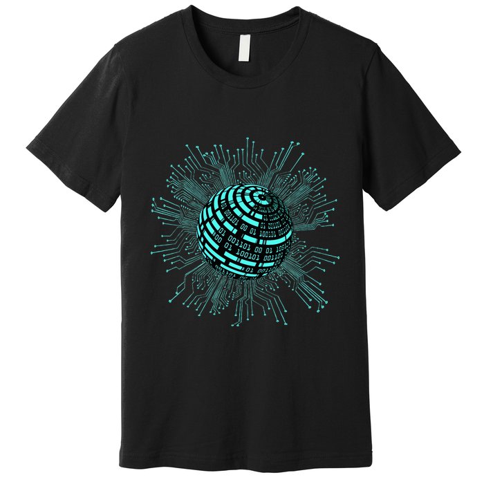 Binary Coding Computer Nerd Geeks Programmer Funny Coding  Premium T-Shirt