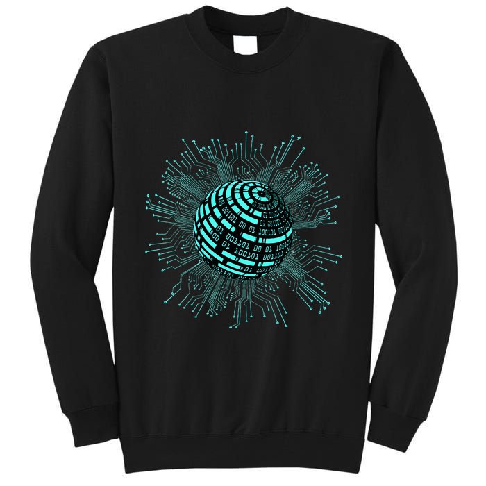 Binary Coding Computer Nerd Geeks Programmer Funny Coding  Tall Sweatshirt