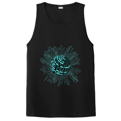 Binary Coding Computer Nerd Geeks Programmer Funny Coding  PosiCharge Competitor Tank