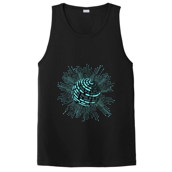 Binary Coding Computer Nerd Geeks Programmer Funny Coding  PosiCharge Competitor Tank