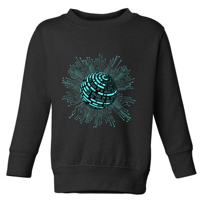 Binary Coding Computer Nerd Geeks Programmer Funny Coding  Toddler Sweatshirt