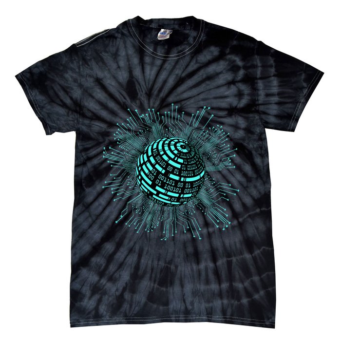 Binary Coding Computer Nerd Geeks Programmer Funny Coding  Tie-Dye T-Shirt