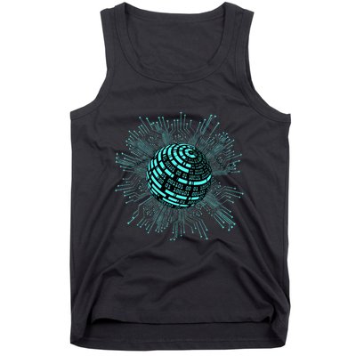 Binary Coding Computer Nerd Geeks Programmer Funny Coding  Tank Top