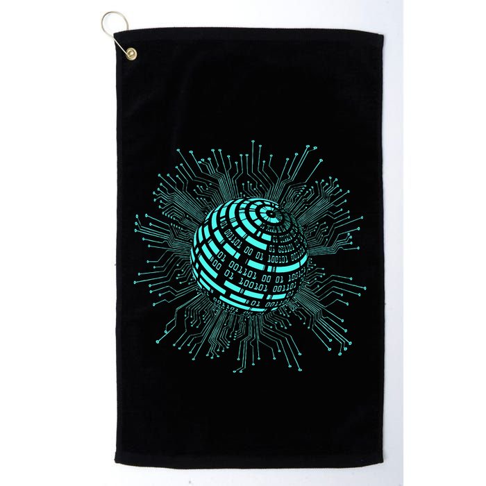 Binary Coding Computer Nerd Geeks Programmer Funny Coding  Golf Towel