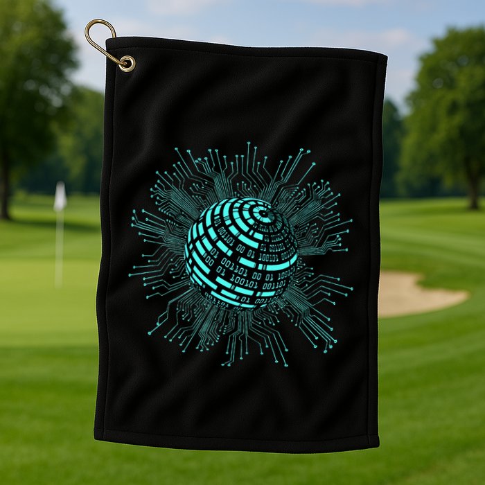 Binary Coding Computer Nerd Geeks Programmer Funny Coding  Golf Towel