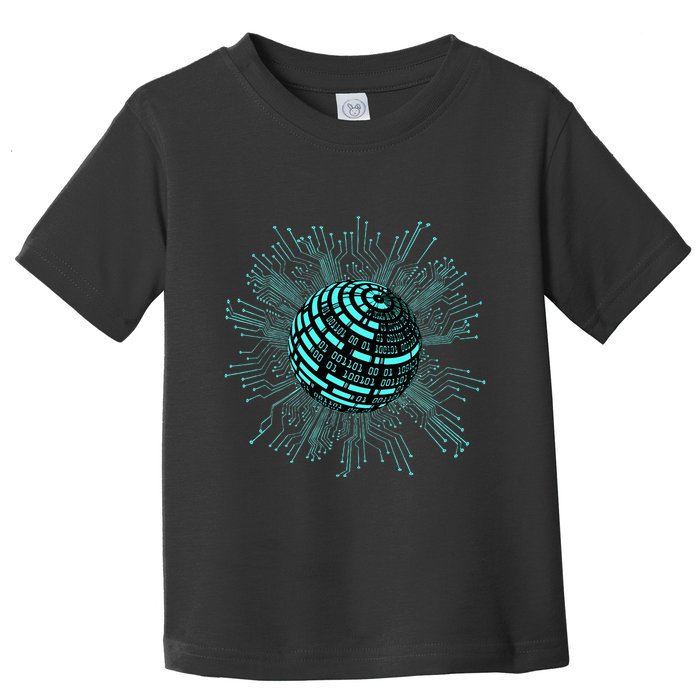 Binary Coding Computer Nerd Geeks Programmer Funny Coding  Toddler T-Shirt