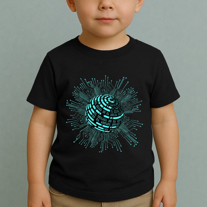 Binary Coding Computer Nerd Geeks Programmer Funny Coding  Toddler T-Shirt