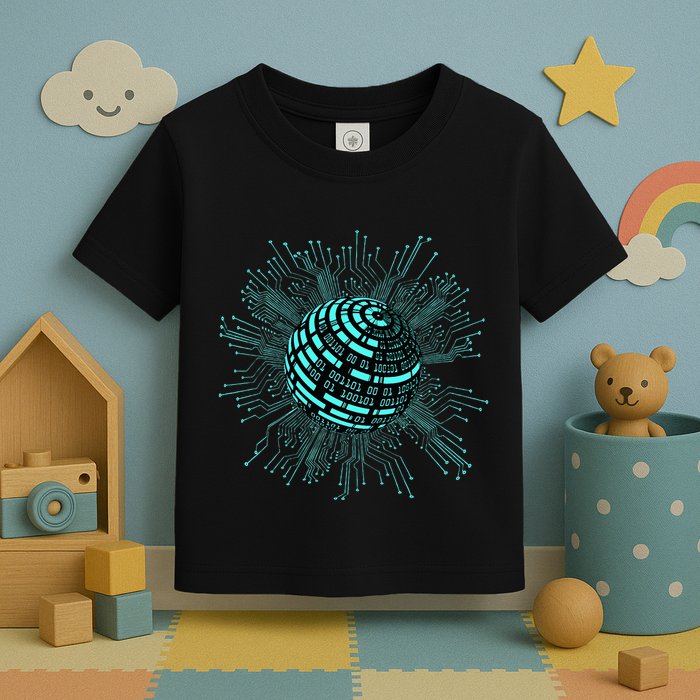 Binary Coding Computer Nerd Geeks Programmer Funny Coding  Toddler T-Shirt
