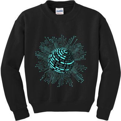 Binary Coding Computer Nerd Geeks Programmer Funny Coding  Kids Sweatshirt