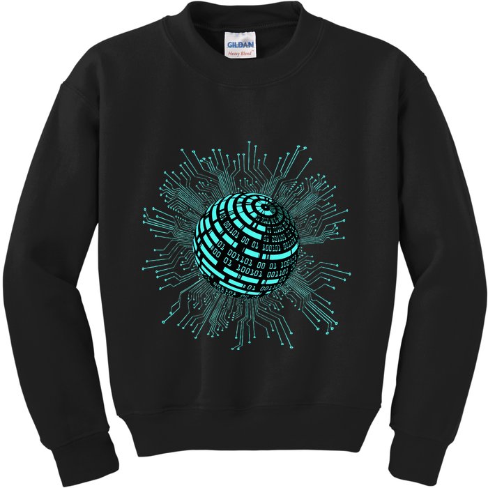 Binary Coding Computer Nerd Geeks Programmer Funny Coding  Kids Sweatshirt