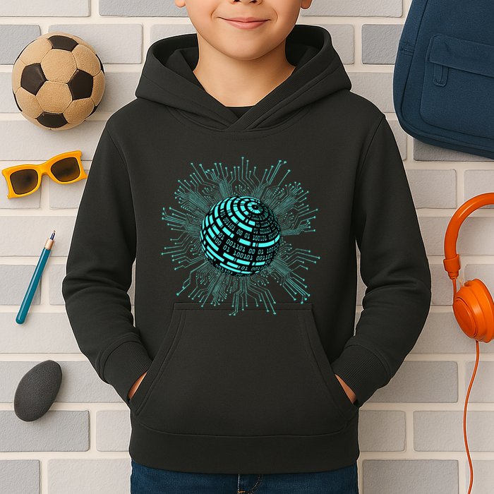 Binary Coding Computer Nerd Geeks Programmer Funny Coding  Kids Hoodie