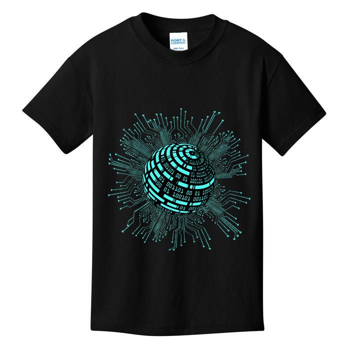 Binary Coding Computer Nerd Geeks Programmer Funny Coding  Kids T-Shirt