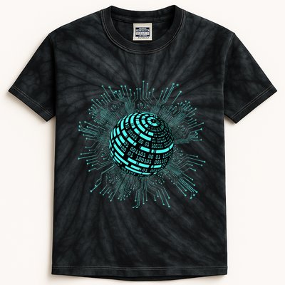 Binary Coding Computer Nerd Geeks Programmer Funny Coding  Kids Tie-Dye T-Shirt