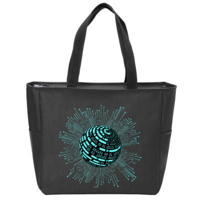 Binary Coding Computer Nerd Geeks Programmer Funny Coding  Zip Tote Bag