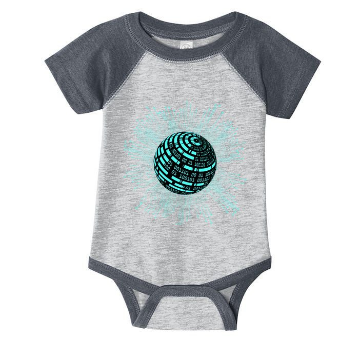 Binary Coding Computer Nerd Geeks Programmer Funny Coding  Infant Baby Jersey Bodysuit