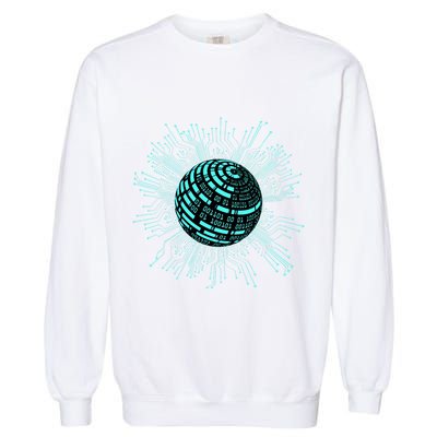 Binary Coding Computer Nerd Geeks Programmer Funny Coding  Garment-Dyed Sweatshirt