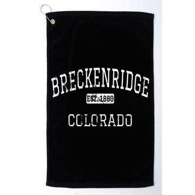 Breckenridge Colorado CO Vintage Golf Towel