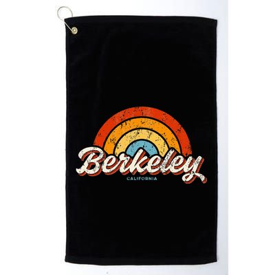 Berkeley California Ca Vintage Rainbow Retro 70s Golf Towel
