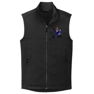 Butterfly Colon Cancer Collective Smooth Fleece Vest