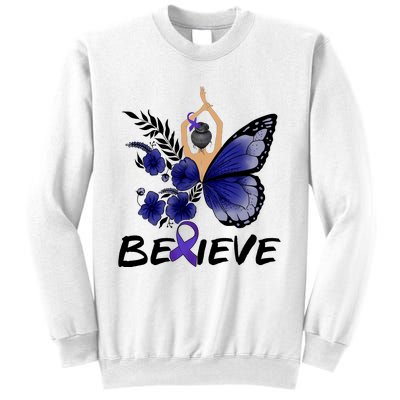 Butterfly Colon Cancer Sweatshirt