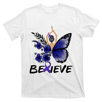 Butterfly Colon Cancer T-Shirt