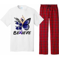 Butterfly Colon Cancer Pajama Set