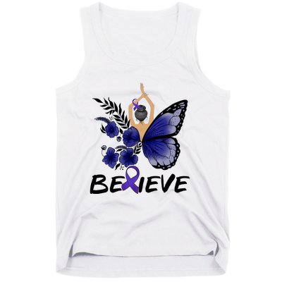 Butterfly Colon Cancer Tank Top