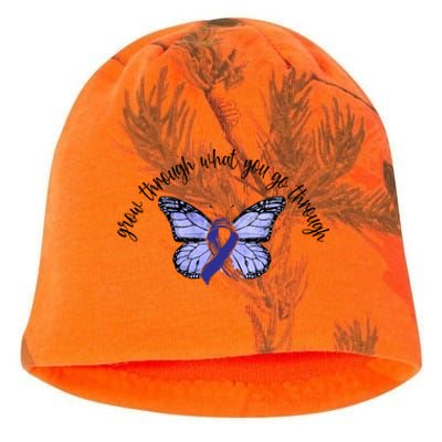 Butterfly Colon Cancer Kati - Camo Knit Beanie