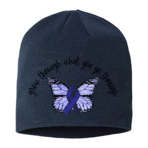 Butterfly Colon Cancer Sustainable Beanie