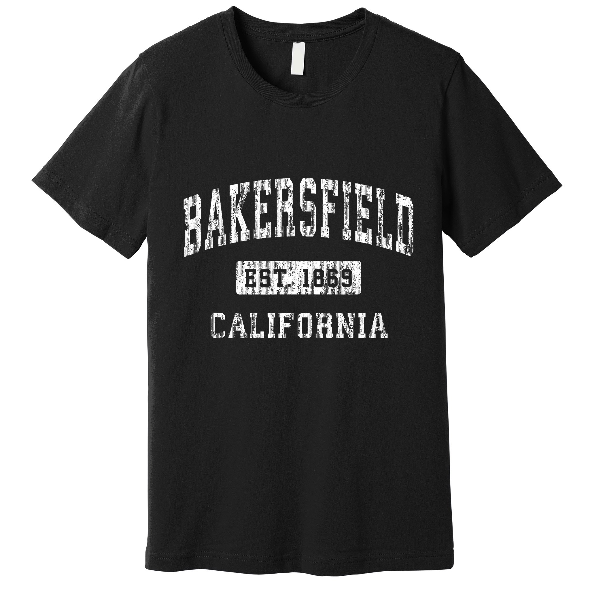 Bakersfield California Ca Vintage Established Sports Premium T-Shirt