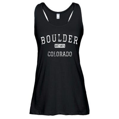 Boulder Colorado CO Vintage Ladies Essential Flowy Tank