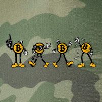 Bitcoin Cartoon Characters Legacy Tie Dye Trucker Hat